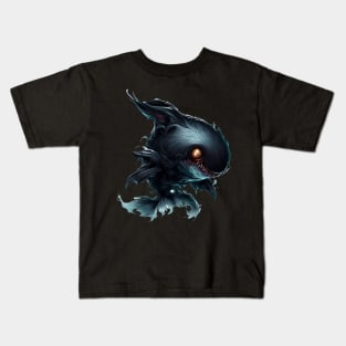 Spooky ghost shark Kids T-Shirt